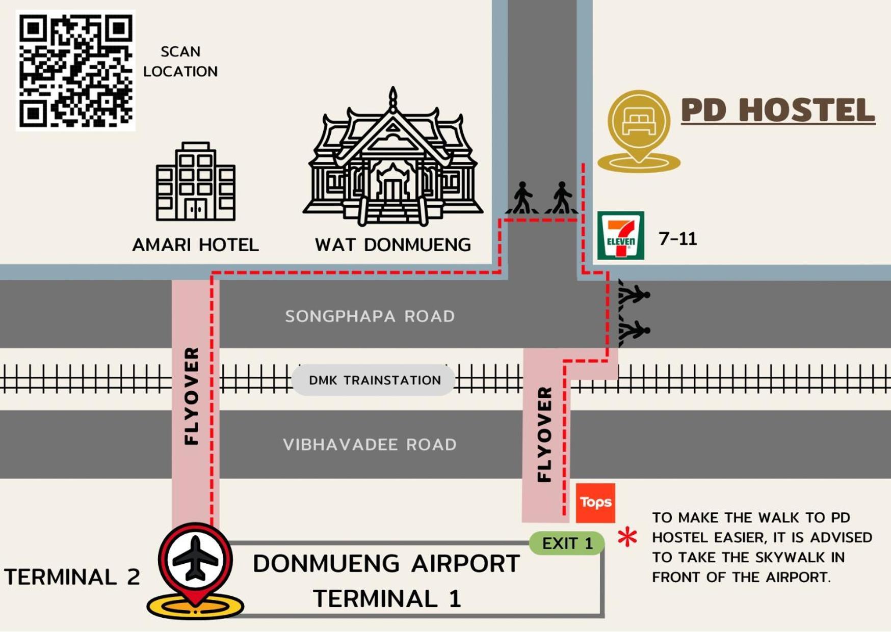 Pd Hostel กรุงเทพมหานคร ภายนอก รูปภาพ